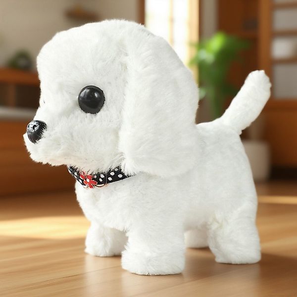 OKWISH Plüschfigur Lernspielzeug Interaktiver Roboter Hund günstig online kaufen