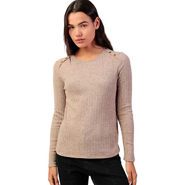 Admas  Langarmshirt Langärmeliges Top Botones Melange günstig online kaufen