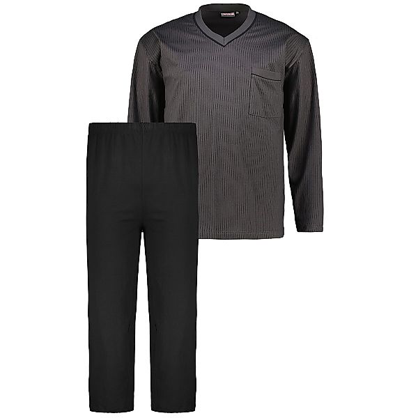 ADAMO Langer Schlafanzug Farbe grau Größe: 7XL günstig online kaufen
