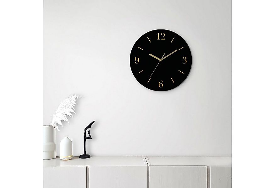 OTTO home Wanduhr Aurum (wahlweise mit Quarz- oder Funkuhrwerk, lautlos ohn günstig online kaufen