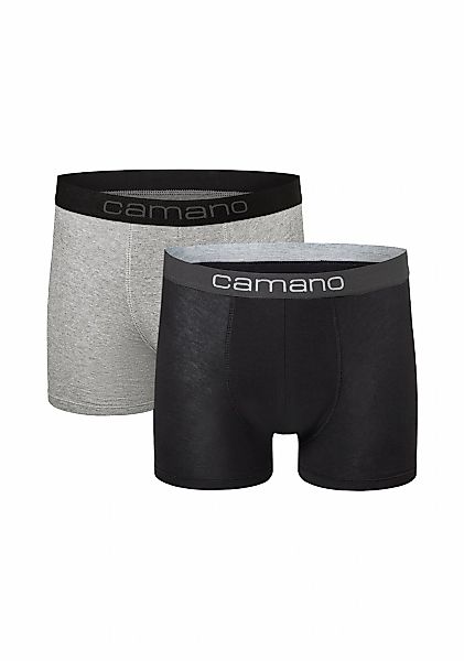 Camano Boxershorts "comfort" 2er Pack, mit elastischem Logobund günstig online kaufen