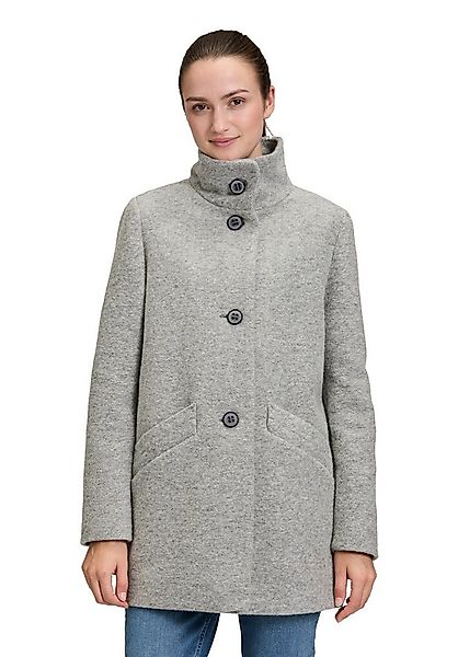 Amber & June Kurzjacke Damen Kurzmantel mit Stehkragen günstig online kaufen