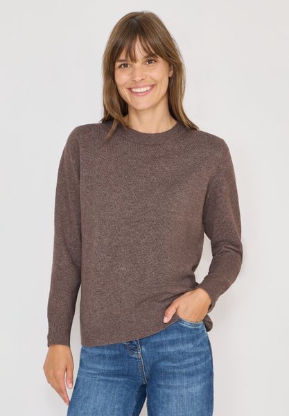 Cecil Strickpullover mit Rundhalsausschnitt günstig online kaufen