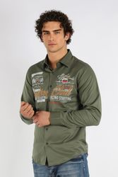 Megaman Jeans Langarmhemd Herren Langarmhemd Elegant günstig online kaufen