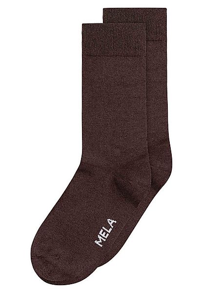 MELA Socken Basic Socken 2 Paare Ohne Polyester & Polyamid. Das Elasthan is günstig online kaufen