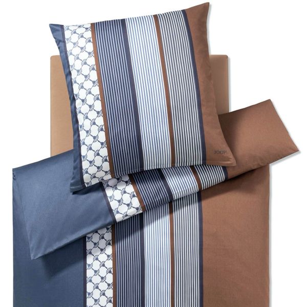 JOOP! Bettwäsche Cornflower Stripes Deep Ocean günstig online kaufen