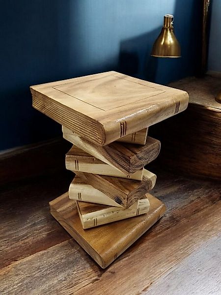 Kinaree Beistelltisch Beistelltisch Bücherstapel, Akazien Holz, verschieden günstig online kaufen