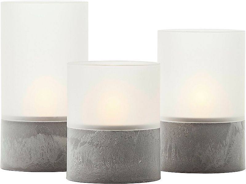 Brilliant Außen-Tischleuchte Bougie, Timerfunktion, LED fest integriert, Ex günstig online kaufen