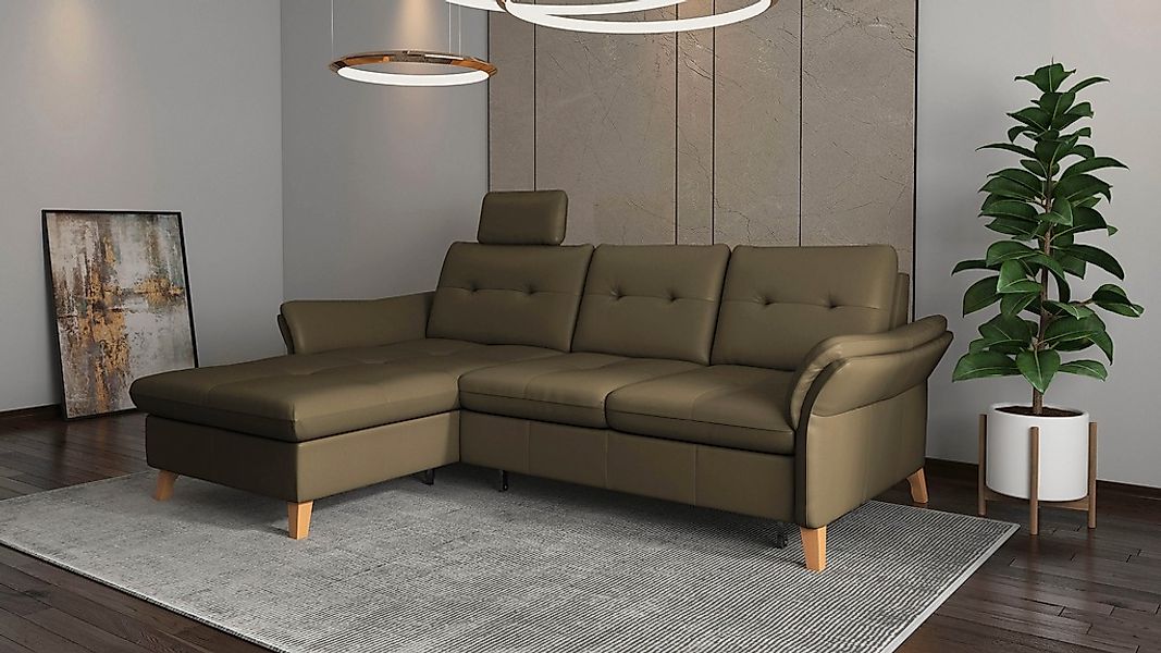 sit&more Ecksofa "Göteborg" Sitztiefenverstellung und Federkern, wahlweise günstig online kaufen