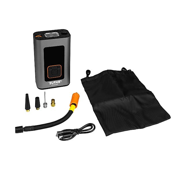 EUFAB Akku-Handkompressor, 36 W, max. 10 bar, 4-tlg. günstig online kaufen