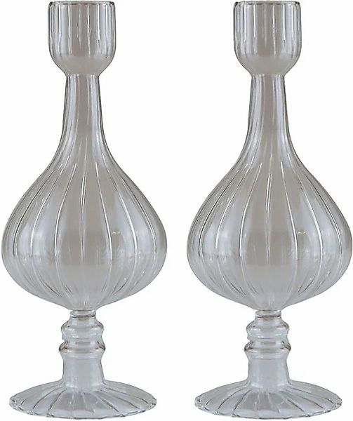 AM Design Dekovase »Tischvase aus Glas, Höhe ca. 24 cm«, (Set, 2 St.), Glas günstig online kaufen