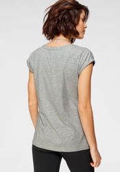 Tamaris T-Shirt mit Rundhalsausschnitt und überschnittenen günstig online kaufen