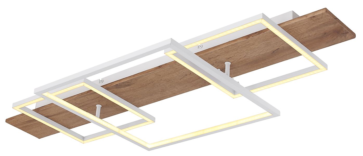 GLOBO LIGHTING LED Deckenleuchte »VANNI« LED-Modul Warmweiß Deckenlampe/Woh günstig online kaufen