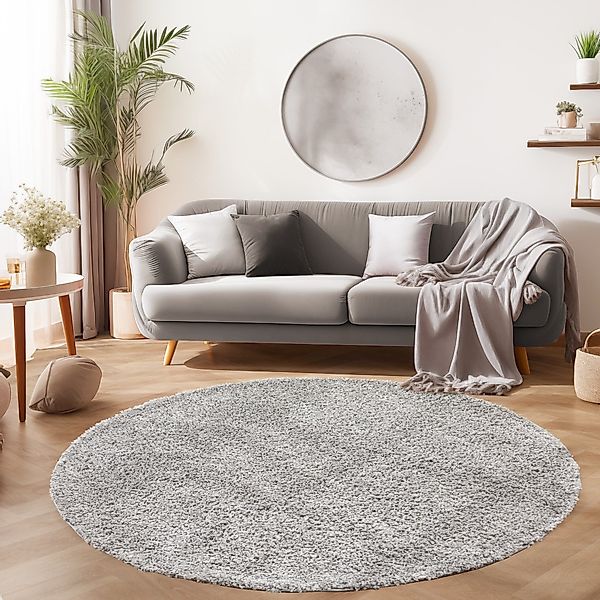 SIMPEX24 Teppich Unicolor - Einfarbig, Rund, günstig online kaufen