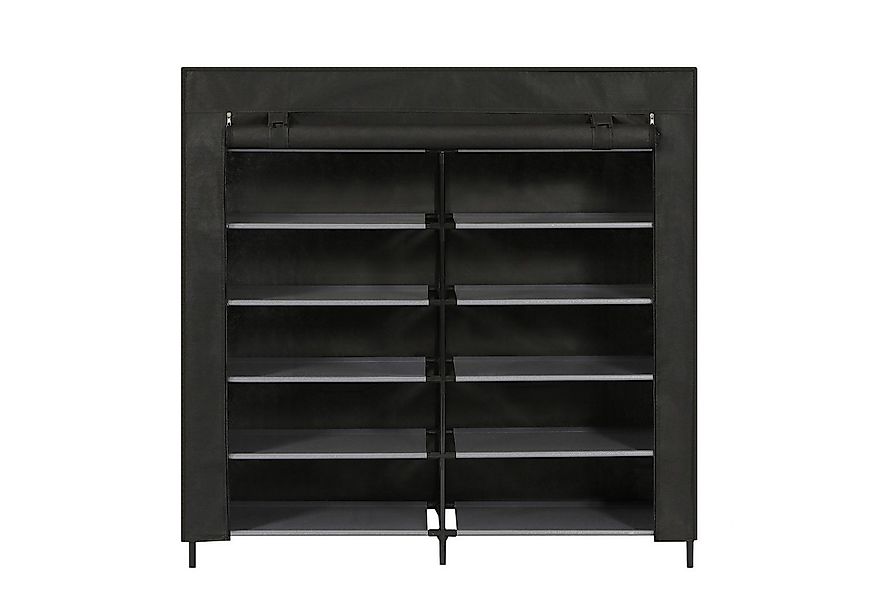Mondeer Schuhschrank 6 Schicht Schuhregal für ca. 36 Paar Schuhe, 110cm*115 günstig online kaufen