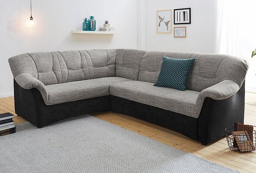 DOMO collection Ecksofa "Sarafina zeitlos und komfortabel, optional mit Fed günstig online kaufen