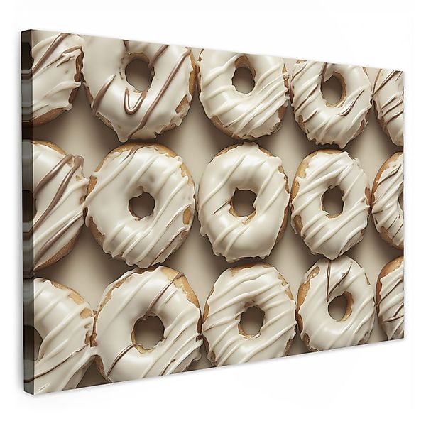 OneMillionCanvasses® Leinwandbild Donuts - Schokolade - günstig online kaufen