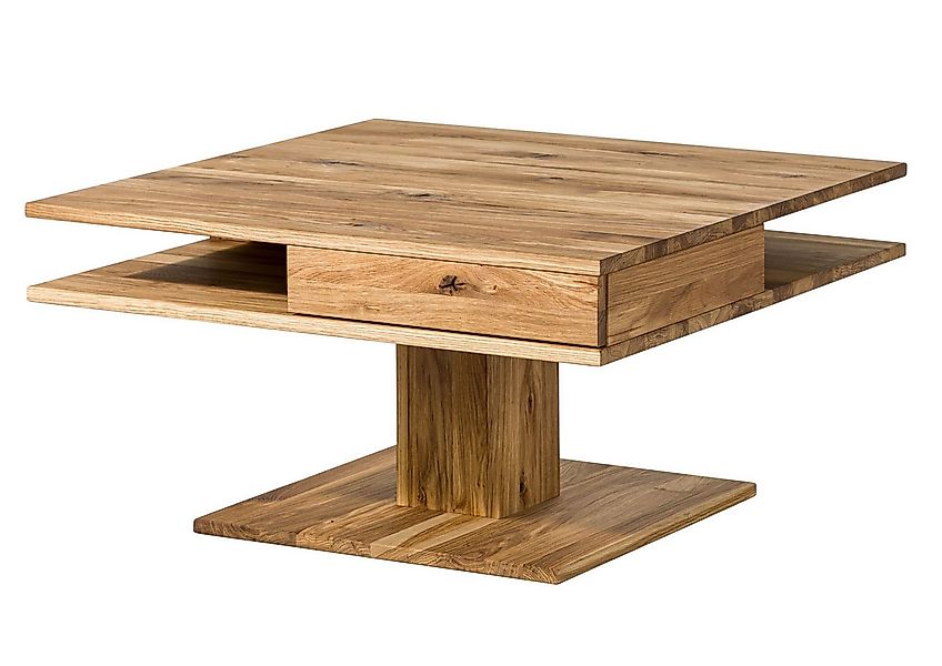 Massivmoebel24 Couchtisch WIEN (Massivholz, Massivholztisch), Wildeiche 85x günstig online kaufen