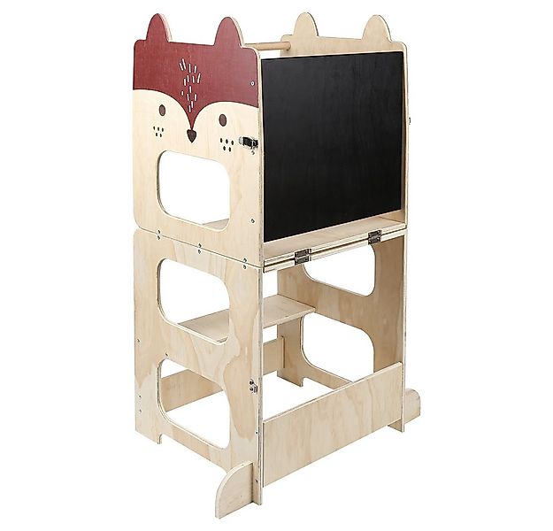 JEOBEST Stehhilfe Kleinkindturm, Lernturm, Stehturm, 3-in-1-Küchenhocker, ( günstig online kaufen