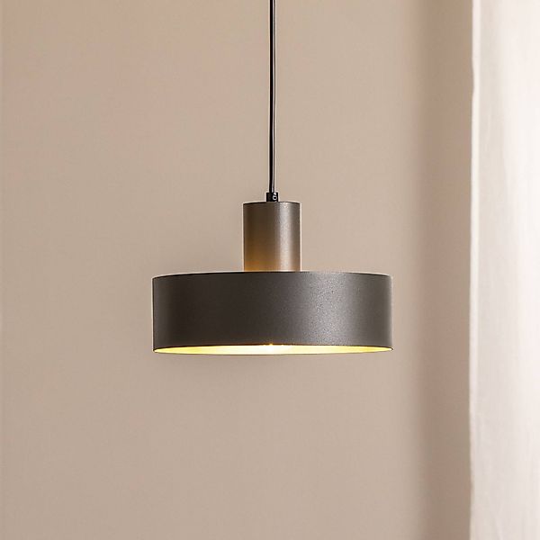 Hängeleuchte Rif M, olivgrün, 1-flammig, Ø 25 cm, Stahl günstig online kaufen