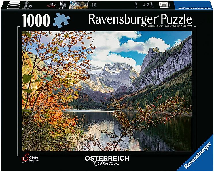 Ravensburger Puzzle Österreich Collection, Vorderer Gosausee, 1000 Puzzlete günstig online kaufen