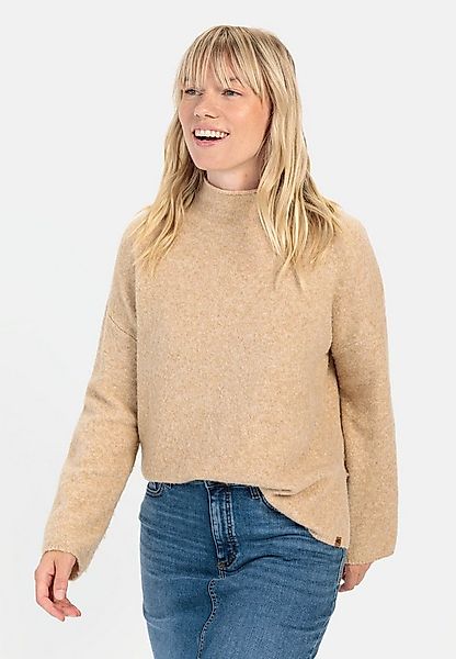 camel active Rollkragenpullover aus einem Wollmix Mit Rollkragen günstig online kaufen