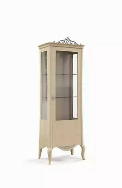 JVmoebel Vitrine Beige Vitrine Wohnzimmer Anrichte Italienische Möbel Holz günstig online kaufen