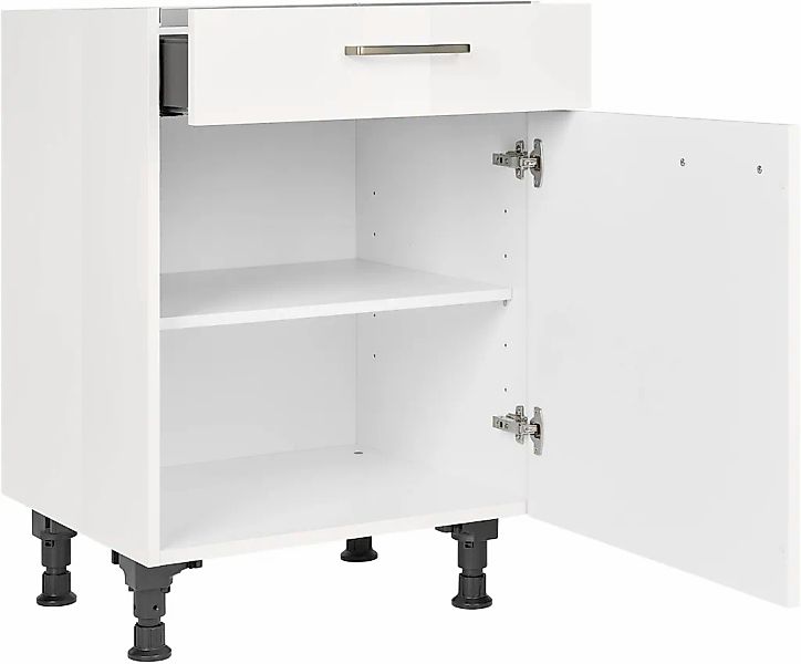 nobilia Kochfeldumbauschrank ""Flash", mit Schukasten und Tür, Ausrichtung günstig online kaufen