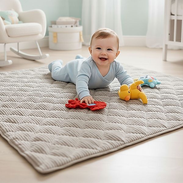 Krabbeldecke Soft-Cord wasserabweisende Sanosoft Babydecke, Sanosoft, günstig online kaufen