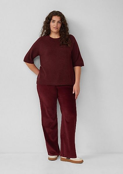 s.Oliver Chinos Hose Cordhose / Straight Fit / Mid Rise / Straight Leg günstig online kaufen