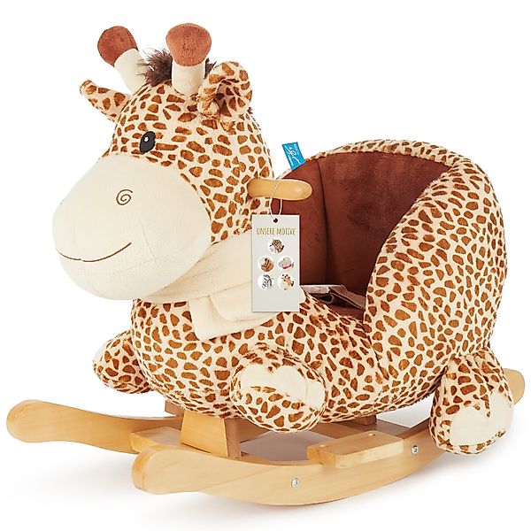 BIECO Schaukelpferd Bieco Plüsch Schaukeltier Giraffe günstig online kaufen