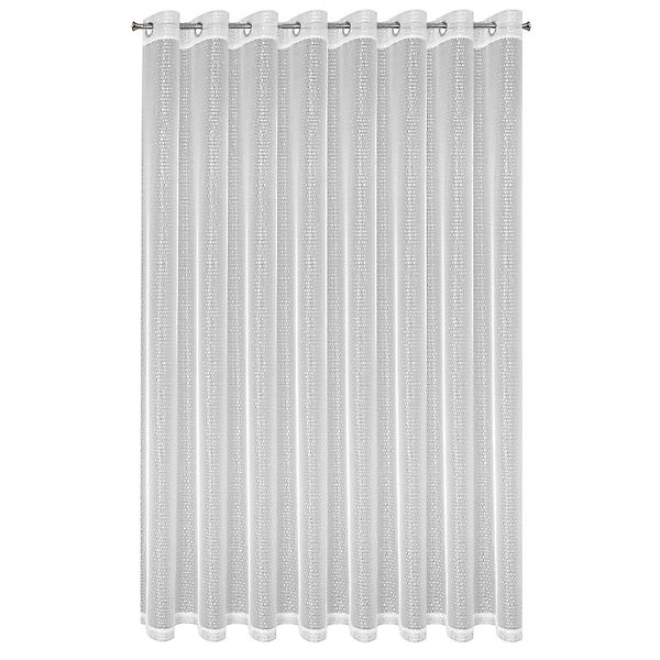 Eurofirany Gardine 400x250 cm Durchsichtig Weiß günstig online kaufen