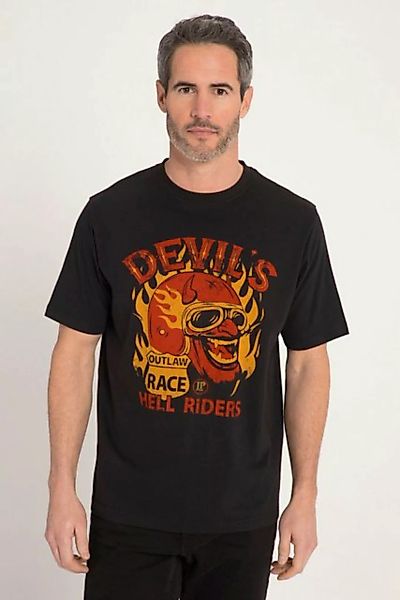 JP1880 T-Shirt T-Shirt Halbarm Diablo Print Rundhals bis 8 XL günstig online kaufen