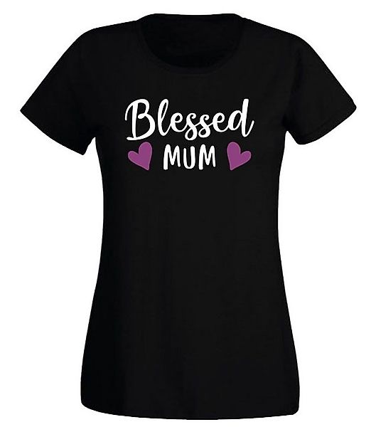 G-graphics T-Shirt Damen T-Shirt - Blessed Mum mit trendigem Frontprint, Sl günstig online kaufen