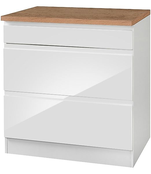 HELD MÖBEL Kochfeldumbauschrank "Virginia", 80 cm breit günstig online kaufen