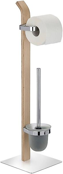 WENKO WC-Garnitur Samona Nature, mit Papierrollenhalter günstig online kaufen
