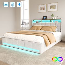 Furnishings Home Polsterbett Stauraumbett Doppelbett Jugendbett günstig online kaufen