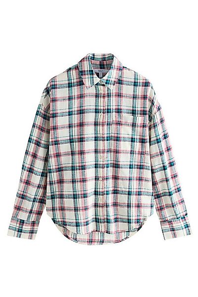 Next Langarmhemd Langarmbluse mit Leinen, Kurzgröße (1-tlg) günstig online kaufen