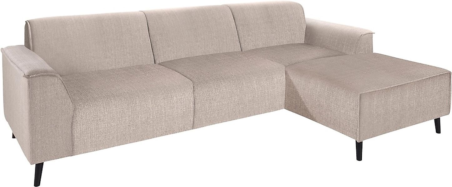DOMO collection Ecksofa "Amora, inkl. Federkern, hoher Sitzkomfort, Breite günstig online kaufen