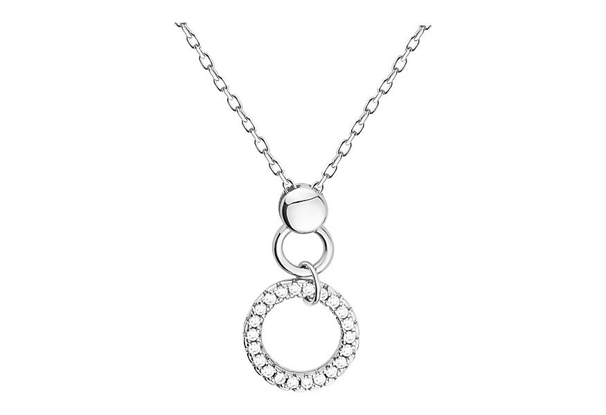 Sofia Milani Kette mit Anhänger Kreis, 925 Silber Damen Schmuck - N0556 günstig online kaufen