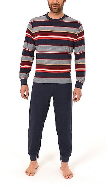 Normann Care Pyjama Herren Pflegeoverall langarm mit Reissverschluss am Rüc günstig online kaufen