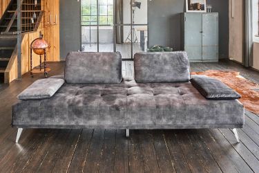 KAWOLA Schlafsofa WIOLO Velvet moosgrün - günstig online kaufen