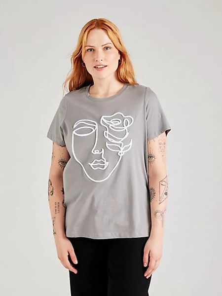 Vero Moda Curve T-Shirt VMCLine Olly (1-tlg) Stickerei günstig online kaufen