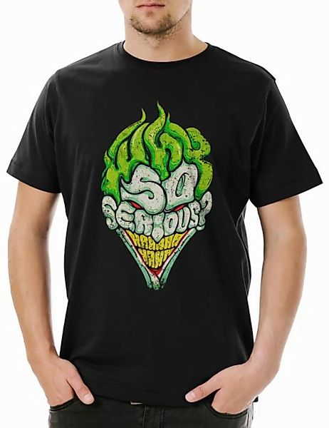 Urban Backwoods Print-Shirt Why So Serious Herren T-Shirt Gotham TV City Da günstig online kaufen