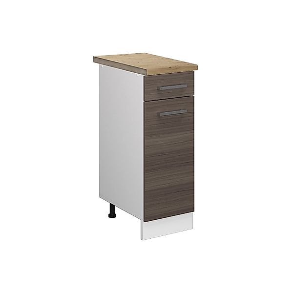 Vicco Küchenunterschrank R-Line Schubladenschrank für die Küche Grau/Weiß 3 günstig online kaufen