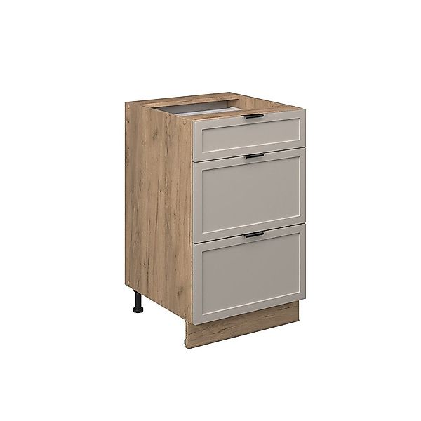 Vicco Unterschrank Fame-Line, GrauBeige/Goldkraft Eiche, 50 günstig online kaufen
