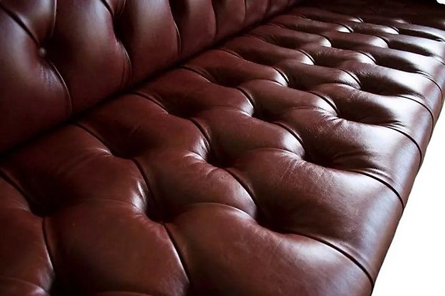 JVmoebel 4-Sitzer XXL Chesterfield Polster Sofas Luxus 4Sitzer 100% Leder S günstig online kaufen