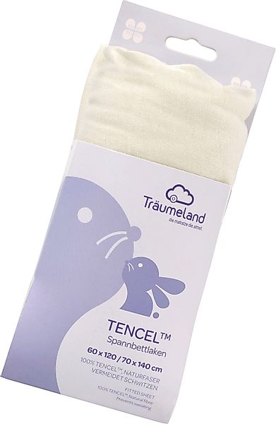 Träumeland Bettlaken "hochwertiges Spannbetttuch aus Tencel" Tencel sorgt f günstig online kaufen