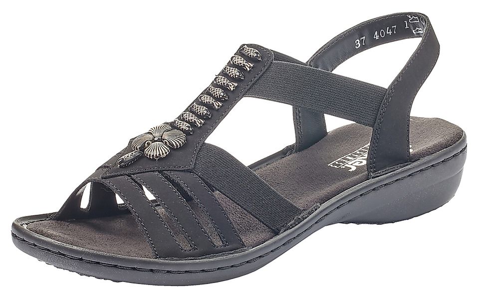 Rieker Riemchensandale, Sommerschuh, Sandalette, Keilabsatz, mit günstig online kaufen