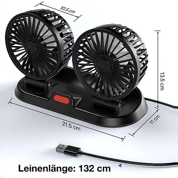 JOYOLEDER Mini USB-Ventilator Mini Auto Ventilator,5V günstig online kaufen